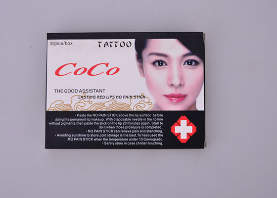 Cina Tato Bibir Coco Instand Anesthetic Lip Paste Krim Anestesi Topikal pemasok