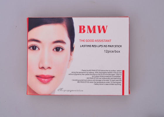 Cina BMW Topical Anesthetic Cream Lip Stiker Untuk Tato Bibir Make Up Permanen pemasok
