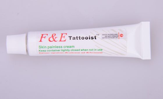 Cina 10G FE Tattooist Tattoo Numbing Cream Krim Tanpa Rasa Sakit Kulit Untuk Nyeri Jarum Mikro pemasok