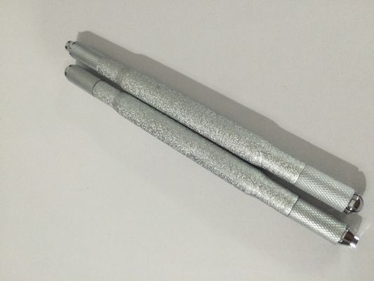 Cina Aluminium Double Head 5D Microblading Manual Tattoo Pen, Pena Tato Alis pemasok