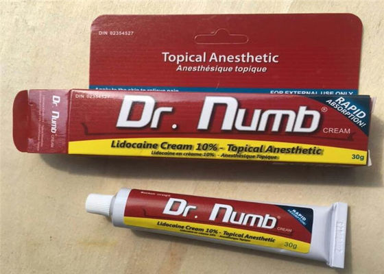 Cina 10% Lidocaine 30G Dr Numb Tattoo Anesthetic Cream Krim Mati Rasa Untuk Tato Tubuh pemasok