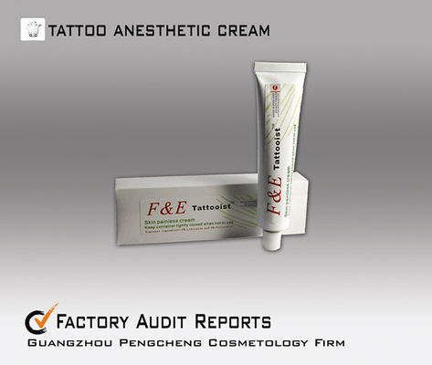 Cina 30G Tube Tattoo Numb Cream Anestesi Lokal Untuk Tato Tubuh pemasok