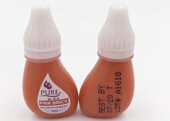 Cina Makeup Permanen Mikro Pigmen Biotouch Murni Untuk Tinta Mesin Tato Lip pemasok