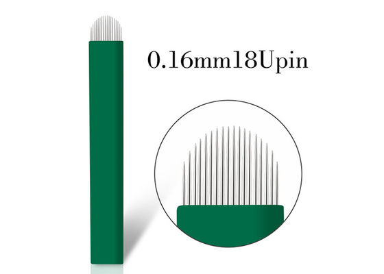 Cina Nano 0.16MM U Sharp Blade Alis Microblading Needles pemasok