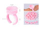 Diameter 1.5cm / 1.2cm Pink Plastic Ink Ring Tattoo Holer Equipment Supplies pemasok