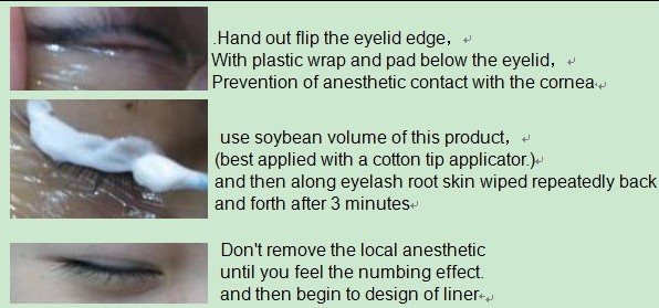 Painless Anestesi Tattoo Topical Cream Untuk Tato Mata, Waxing, Hair Removal Dll 0