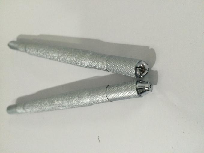 Aluminium Double Head 5D Microblading Manual Tattoo Pen, Pena Tato Alis 0
