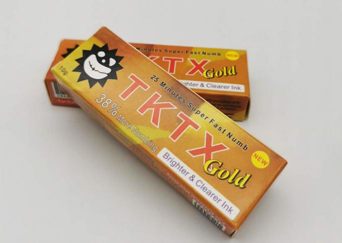 38% Emas TKTX Makeup Semi Permanen Tato Anesthetic Cream 1