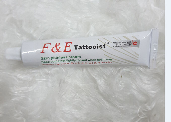 5% Lidocaine 30G F & E Krim Anestesi Tato Makeup Permanen 9.7 X 2.5cm 0