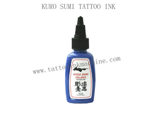Cina 1OZ Blue Eternal Tattoo Ink Kuro Sumi Untuk Tato Tubuh pemasok