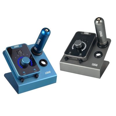 Cina Alat Mikropigmentasi Kulit Kepala Tipe Senapan Listrik SMP dengan Makeup Permanen dan Mesin Tato Motor Swiss dalam Hitam Biru pemasok