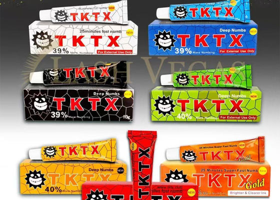 Cina Krim Anestesi Topikal TKTX 10G untuk Laser Pencabutan Rambut pemasok