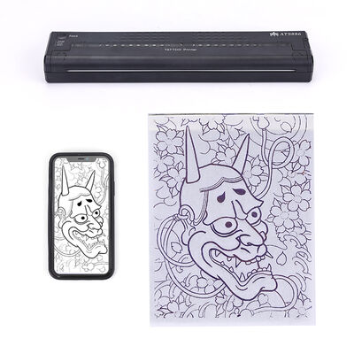 Cina 12000mAh Mini Printer Tattoo Stencil Thermal Copying Machine Wireless Transfer Printer Mesin Printer Tattoo pemasok