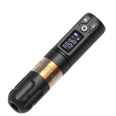Cina Ambition Soldier Digital Display Electric Tattoo Gun Wireless Machine Rotary Tattoo Pen Machine for Tattoo Artist pemasok