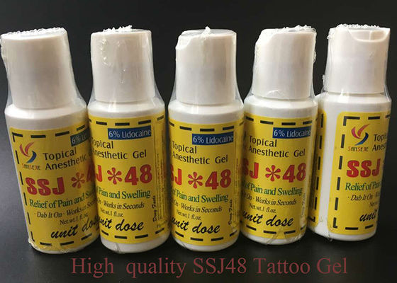 Cina Cream Anestetik Tattoo Bibir Alis 6% Anestetik Tattoo SSJ*48 Gel pemasok
