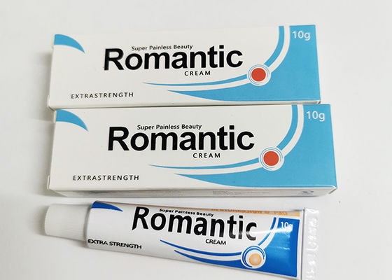 Cina Krim Mati Rasa Tato Alis Warna Putih Romantis 10G pemasok