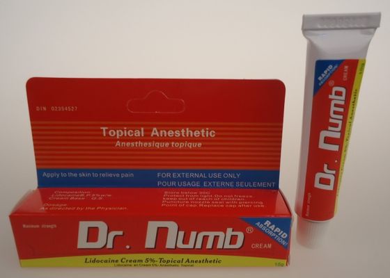 5% PMU Dr. Numb Penghilang Rasa Sakit Topikal Rasa Sakit Tato Anestetik Krim pemasok
