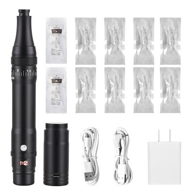 Popular Wireless Tattoo Gun Body Machine Panjang 136*20mm Microblading Cordless PMU Machine untuk alis Rambut Stroke alis pemasok