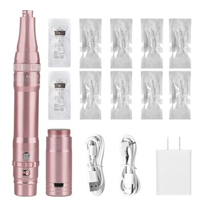 Popular Wireless Tattoo Gun Body Machine Panjang 136*20mm Microblading Cordless PMU Machine untuk alis Rambut Stroke alis pemasok