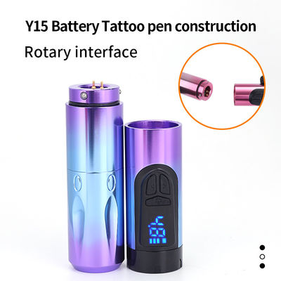 14500mAh Baterai Cadangan Daya Mesin Tato Wireless dengan Layar LCD dan Baterai yang Bisa Diganti Desain Aluminium Pesawat pemasok