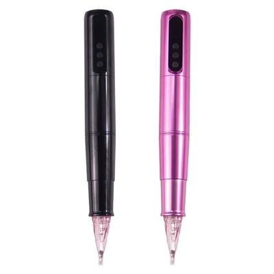 Scalp Mikropigmentasi alis Eyeline bibir Rotary Tato Kartrid Pen Baja tahan karat dengan catu daya baterai listrik pemasok