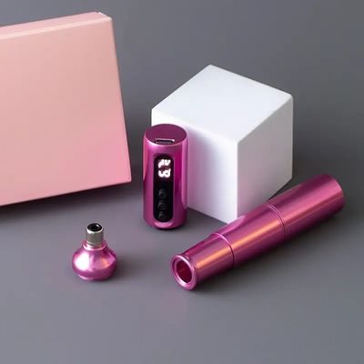 Scalp Mikropigmentasi alis Eyeline bibir Rotary Tato Kartrid Pen Baja tahan karat dengan catu daya baterai listrik pemasok