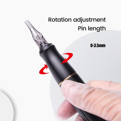 Coreless Motor Stainless Steel Merah Microblading alis Bibir Eyeliner Senjata Tato pemasok