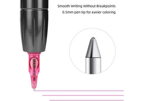 Latihan 0. 5mm Ink Cartridge Jarum Makeup Permanen pemasok