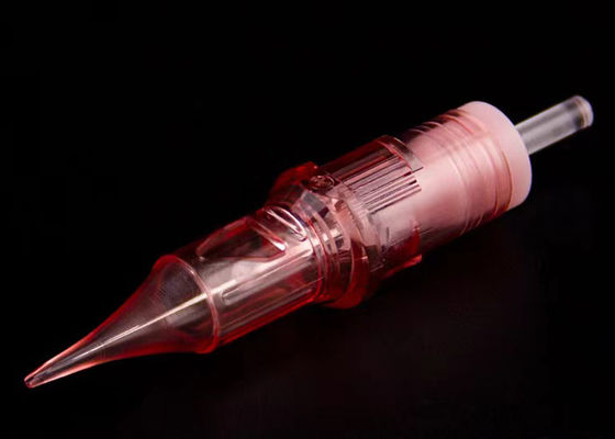 Jarum Riasan Permanen Baja Tahan Karat Standar Medis dalam Warna Merah Muda pemasok