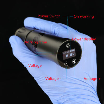INKONE NARW Brand Digital LCD Touch Screen Display 1800mAh Baterai Tato Pen Micropigmentation Mesin Wireless Mesin Tato pemasok