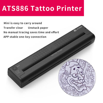 12000mAh Mini Printer Tattoo Stencil Thermal Copying Machine Wireless Transfer Printer Mesin Printer Tattoo pemasok