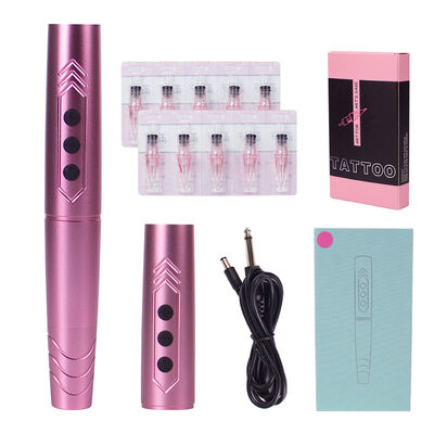 Baterai Ganda Microblading 1200mAh Pena Tato Rias Permanen Nirkabel Mesin Rias Permanen pemasok
