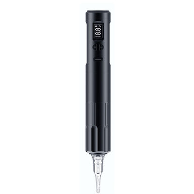 Wireless Dermografo Electric Tattoo Machine Cordless Permanent Makeup Machine Aluminium 2 Baterai Kepala RCA Konektor Model pemasok