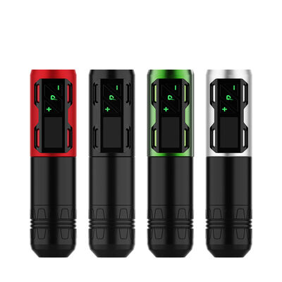 Baterai Putar Digital Pena Tato Pistol Tato Tanpa Biji Mesin Tato Nirkabel 1800 Mah pemasok