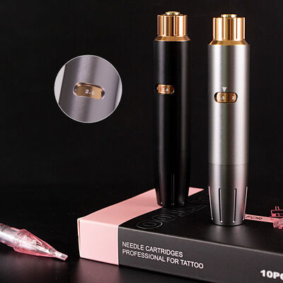 Dermographe Makeup Rotary Tattoo Machine Digital Tattoo Gun Mesin Makeup Permanen dengan adjustment stroke 2,3 sampai 2.7 pemasok