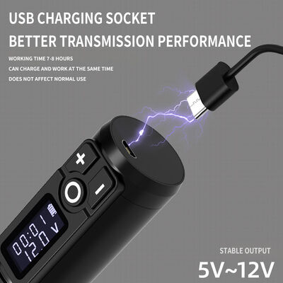 Ambition Soldier Digital Display Electric Tattoo Gun Wireless Machine Rotary Tattoo Pen Machine for Tattoo Artist pemasok