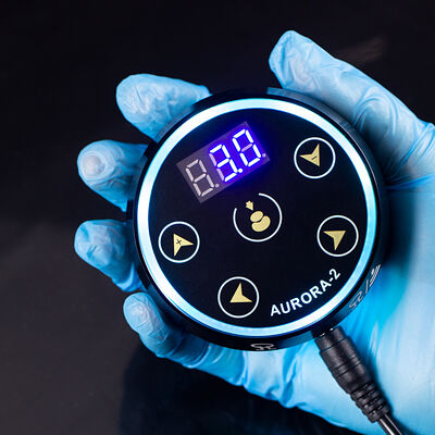 Wholesale New Upgrade Digital LCD Display Touch Screen Mini Aurora 2 Tattoo Power Supply Fit All Tattoo Machine pemasok