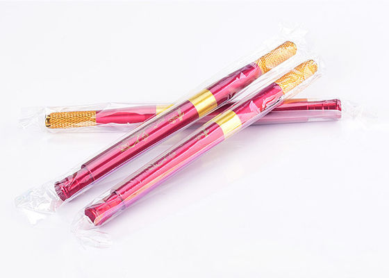 Red Lucky Eyebrow Microblade Needle Tattoo Manual Pen pemasok