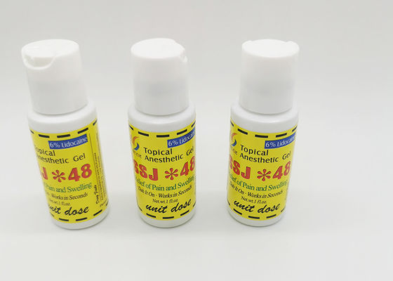 SSJ48 Krim Penyemprotan Tato Alis Microblading Gel Tanpa Nyeri pemasok