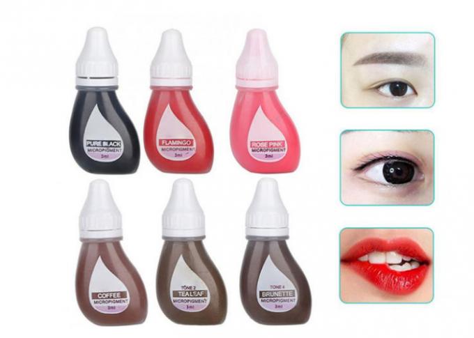Makeup Permanen Mikro Pigmen Biotouch Murni Untuk Tinta Mesin Tato Lip 0