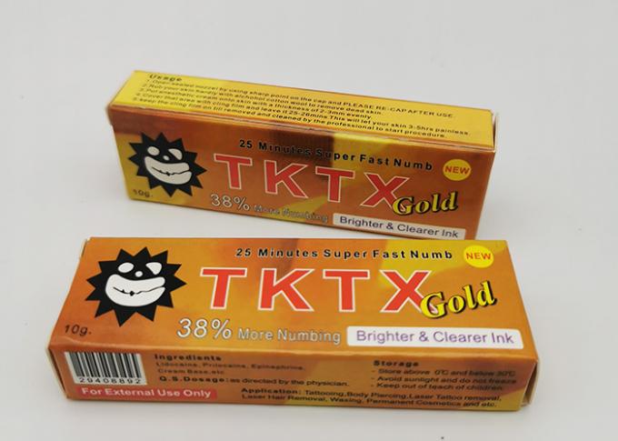 38% Emas TKTX Makeup Semi Permanen Tato Anesthetic Cream 0