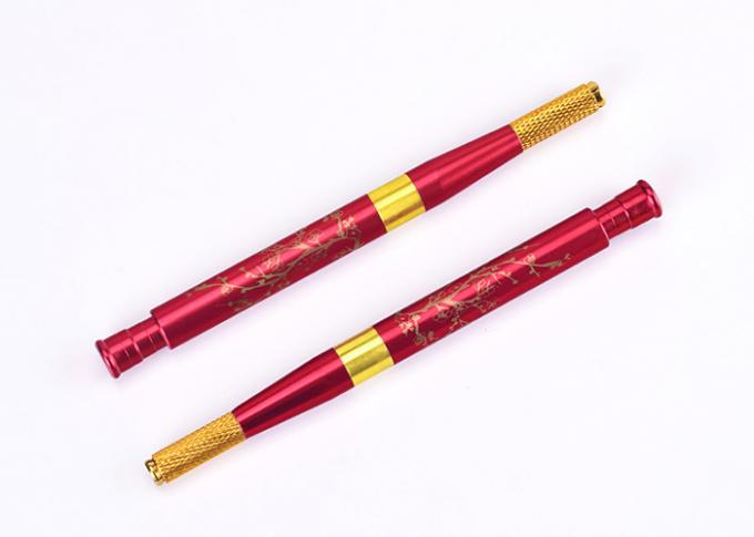 Red Lucky Eyebrow Microblade Needle Tattoo Manual Pen 1