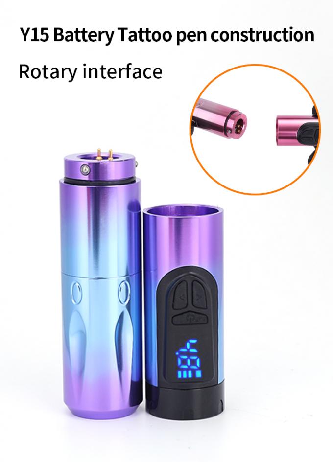 14500mAh Baterai Cadangan Daya Mesin Tato Wireless dengan Layar LCD dan Baterai yang Bisa Diganti Desain Aluminium Pesawat 4