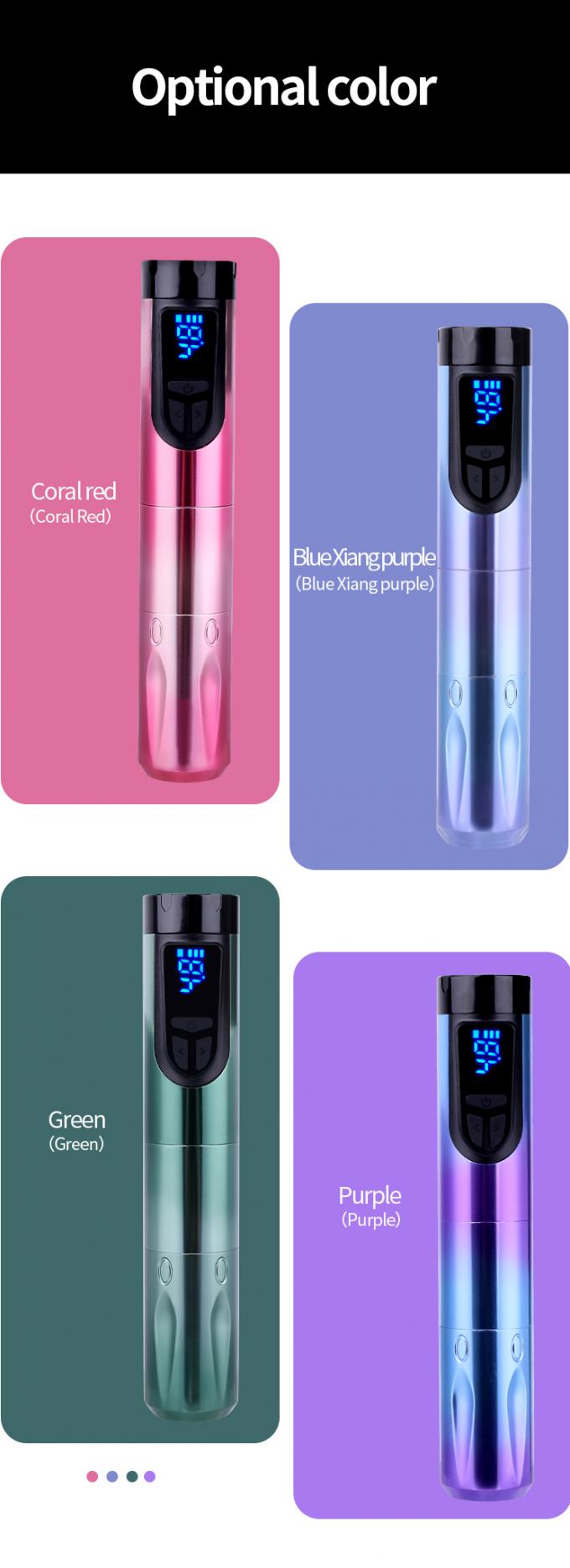 14500mAh Baterai Cadangan Daya Mesin Tato Wireless dengan Layar LCD dan Baterai yang Bisa Diganti Desain Aluminium Pesawat 5