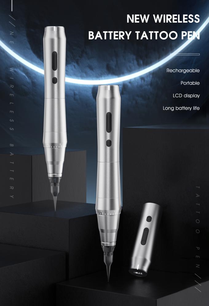 Mesin Dermografo Wireless SPMU Wireless Eyebrow Permanent Makeup Universal Cartridge Microblading Machine Pen Tato 6