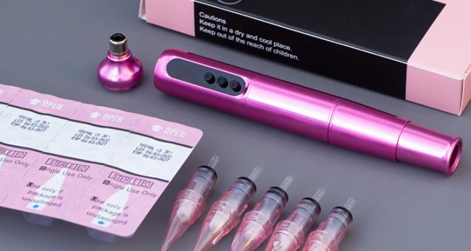 Perangkat Makeup permanen nirkabel untuk bibir garis alis Baterai kapasitas 1200mAh Fungsi Bibir Tato Akademi 7