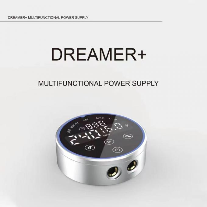 80*28mm Abu-abu AV1.5V-12V H8 Smart Power Supply Dual LCD Touch Screen Mesin Tato Berwarna Tegangan Cerdas Digital 1