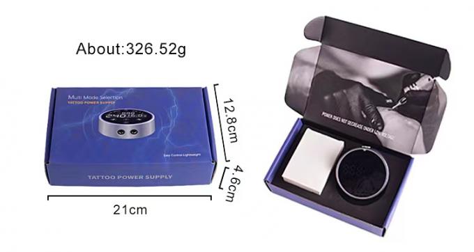 80*28mm Abu-abu AV1.5V-12V H8 Smart Power Supply Dual LCD Touch Screen Mesin Tato Berwarna Tegangan Cerdas Digital 4