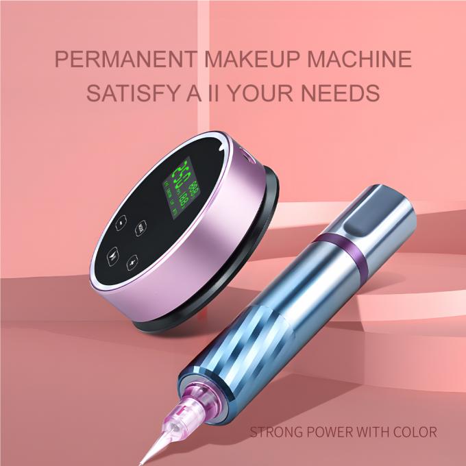 Kit Mesin Mikroblading Profesional Digital dengan Pen Mesin Tato Rotary Permanen 0