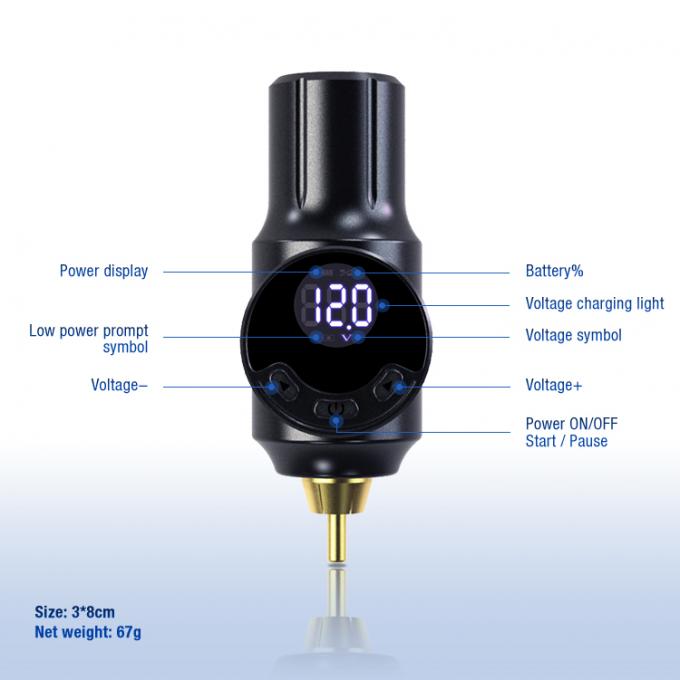 67g Wireless Tato Power Supply Kinerja superior untuk seniman profesional 3